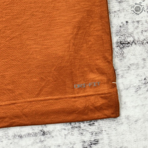 NWT Nike Coaches Soccer Football Top Mens Small Orange White DJ5118-802 MSRP $60 - Picture 11 of 11